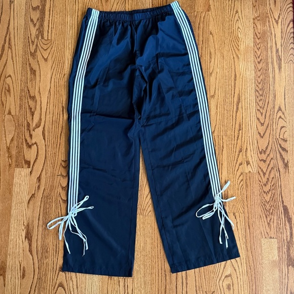 Edikted Navy Blue Side Stripe Track Pants Size Large - Picture 4 of 4